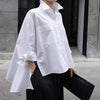 Women's Oversized Blouse with Structured Cut and Fashionable Sleeves Chic und Stil