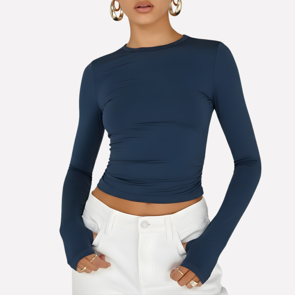 Women’s Long Sleeve Crop Top