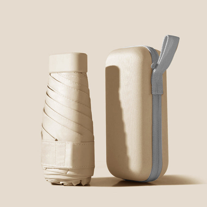 Compact Travel Umbrella And Case