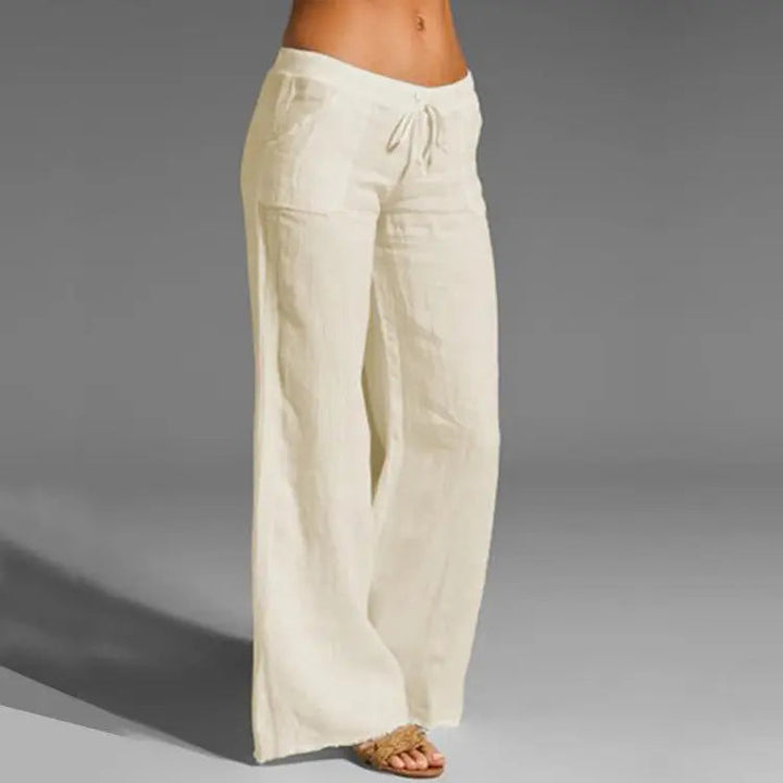 Women's Linen comfortable Loose Summer Trousers Effortless Cool for Warm-Weather Days