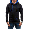Men's sporty hoodie with contrasting zips Lune London