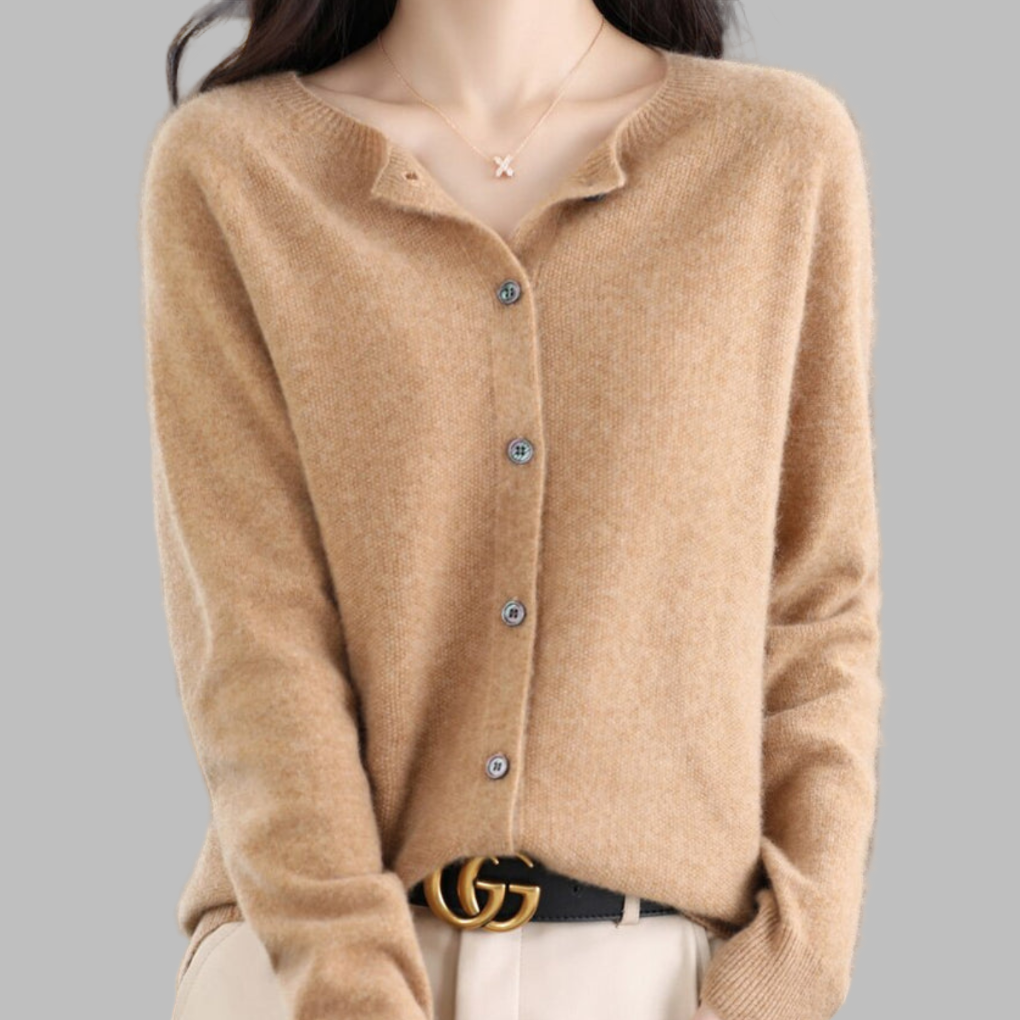Women’s O-Neck Cardigan