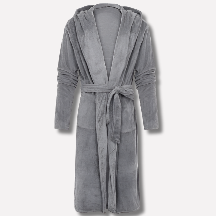 Comfortable Men's Fleece Bathrobe