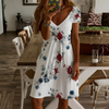 Women’s V‑Neck Short‑Sleeve Dress