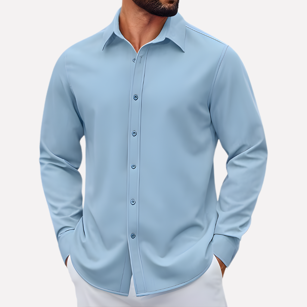 Men’s Casual Button‑Down Shirt