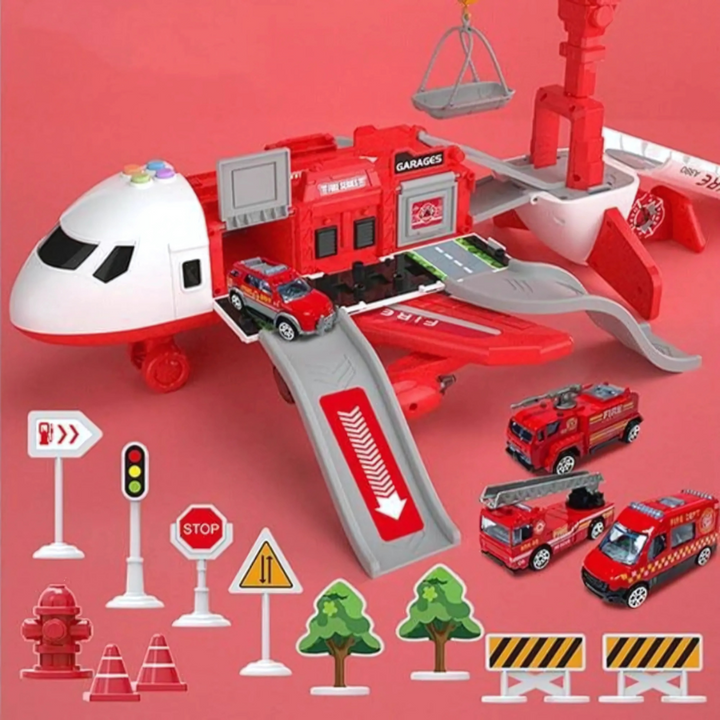 Deformable Storage Passenger Plane Toy