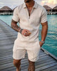 Polo and Shorts Summer Set for Men Effortless Warm-Weather Style in One Easy Set