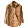 Corduroy shirt for men with a structured design and practical chest pockets Chic und Stil