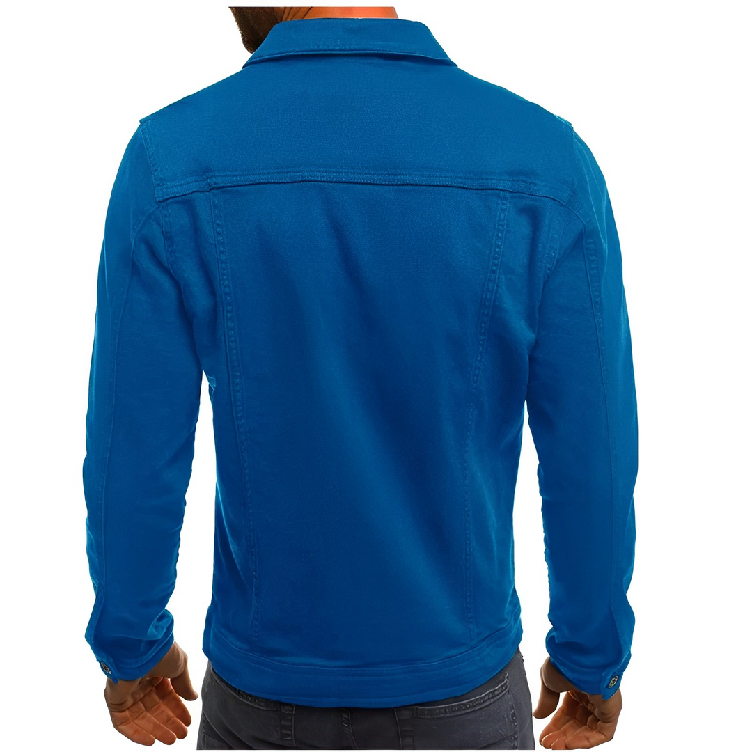 Men's Denim Summer Jacket – Lightweight Style for Warm-Weather Days
