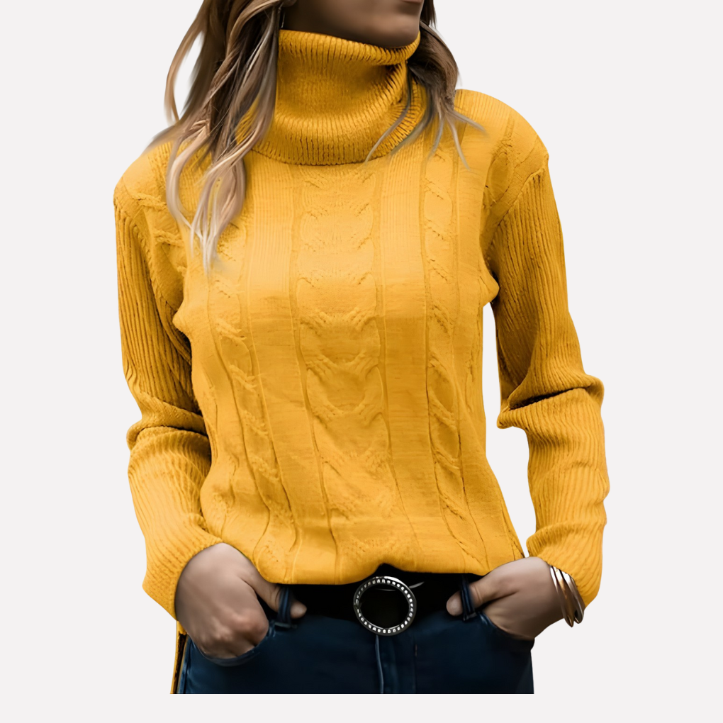 Women’s Turtleneck Pullover – Relaxed Everyday Style