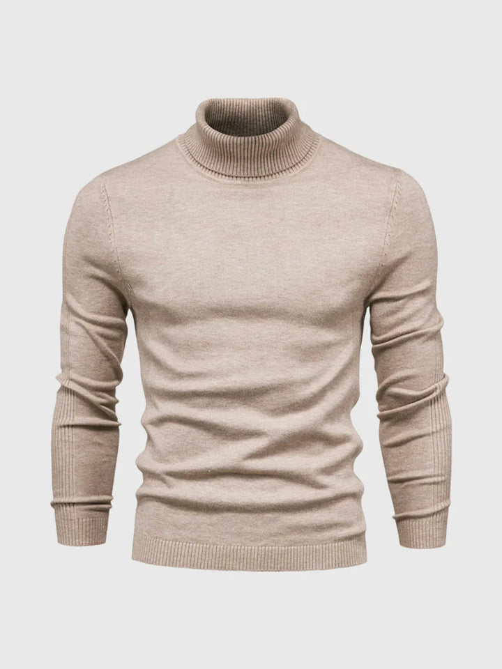 Men's Turtleneck Sweater – Washable and Versatile