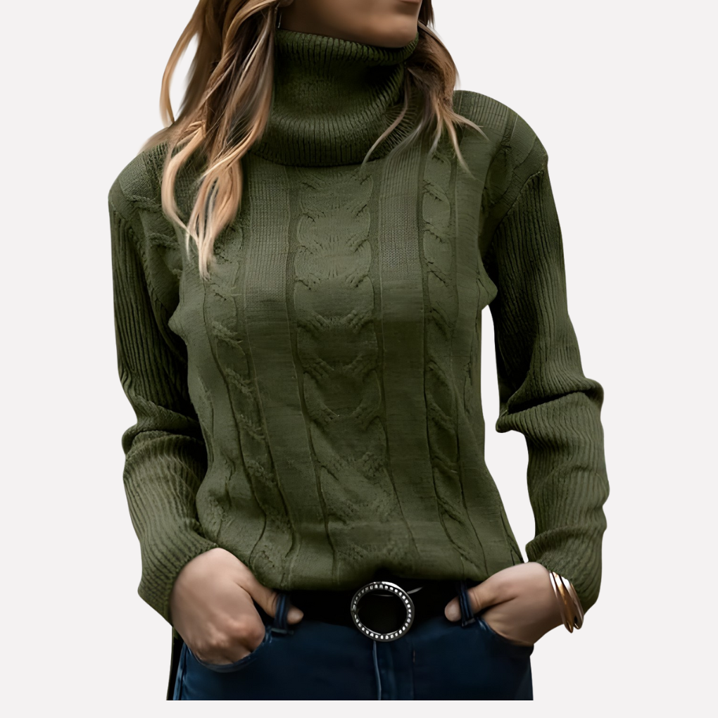 Women’s Turtleneck Pullover – Relaxed Everyday Style