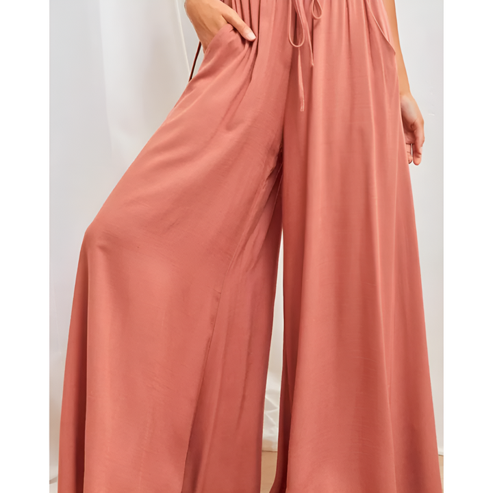 comfortable Summer Skirt Pants with Elastic Waist