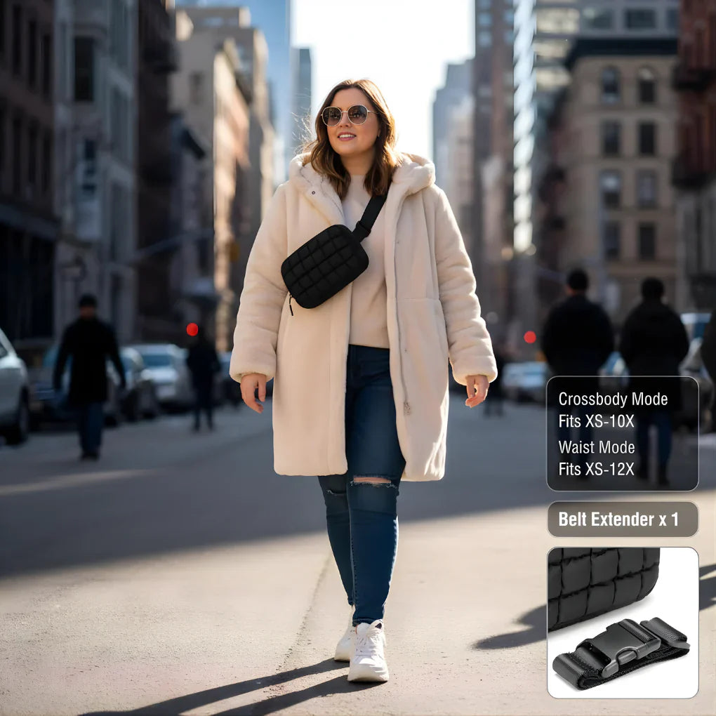 Quilted Mini Bag with Extra‑Long Strap