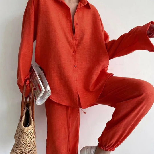 comfortable Chic Two-Piece Set for Women