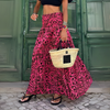 Bohemian Maxi Skirt with Print