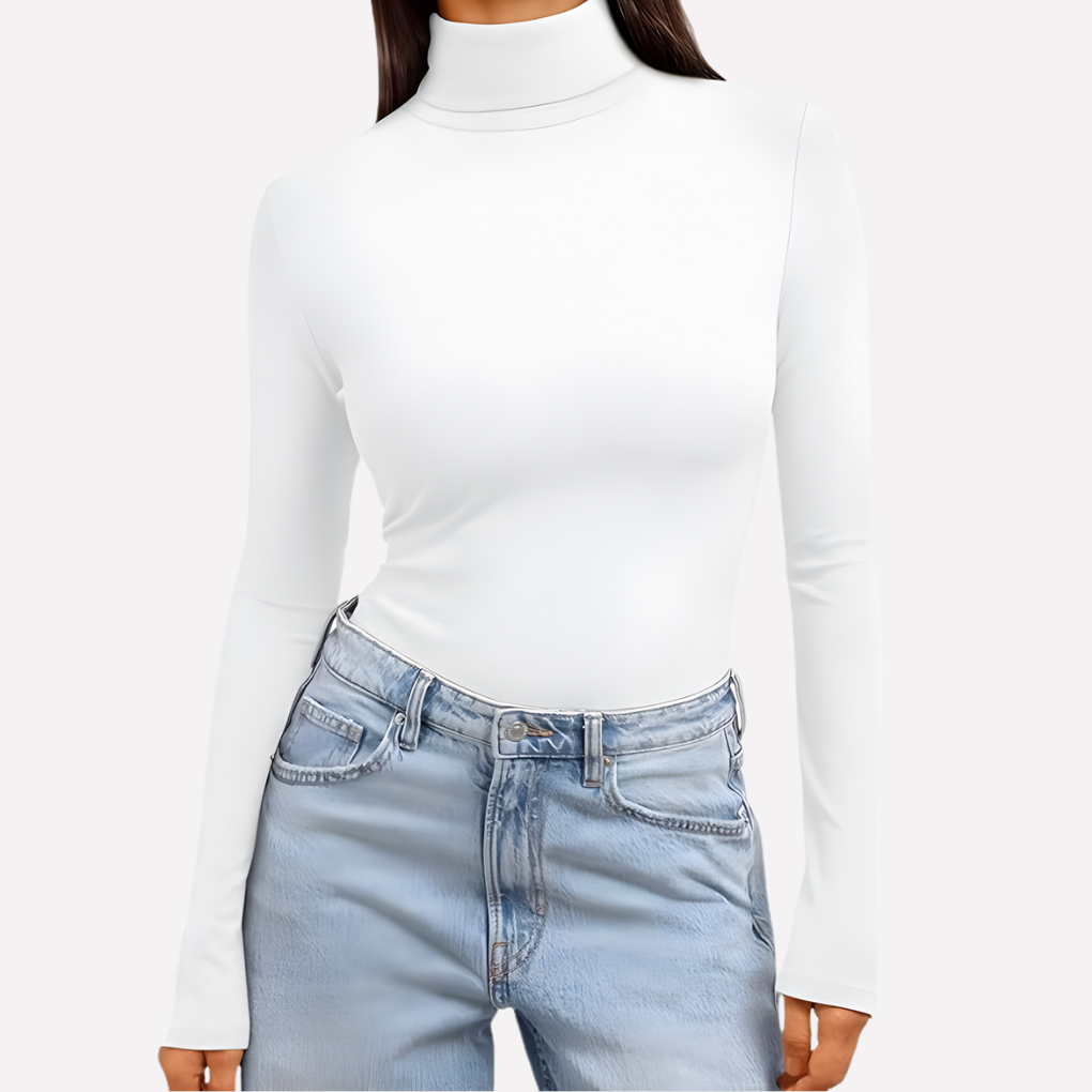 Women’s Turtleneck Long Sleeve Top