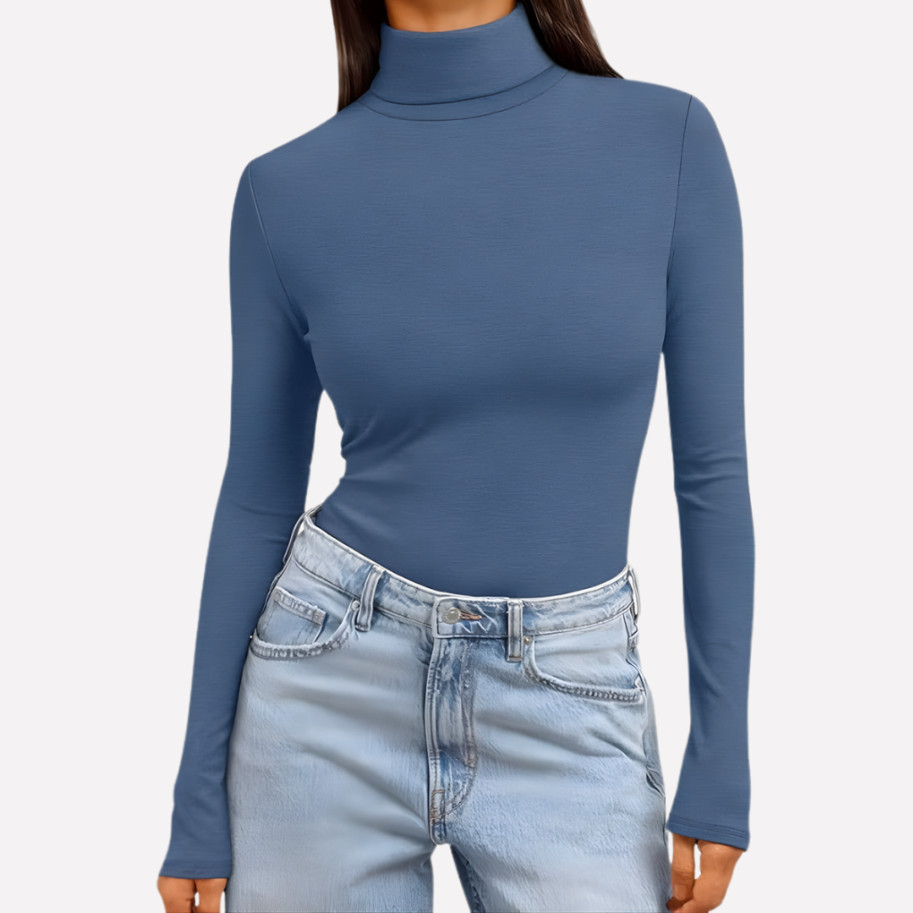 Women’s Turtleneck Long Sleeve Top