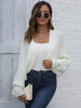Chic und Stil | Bat Sleeve Open Front Short Cardigan