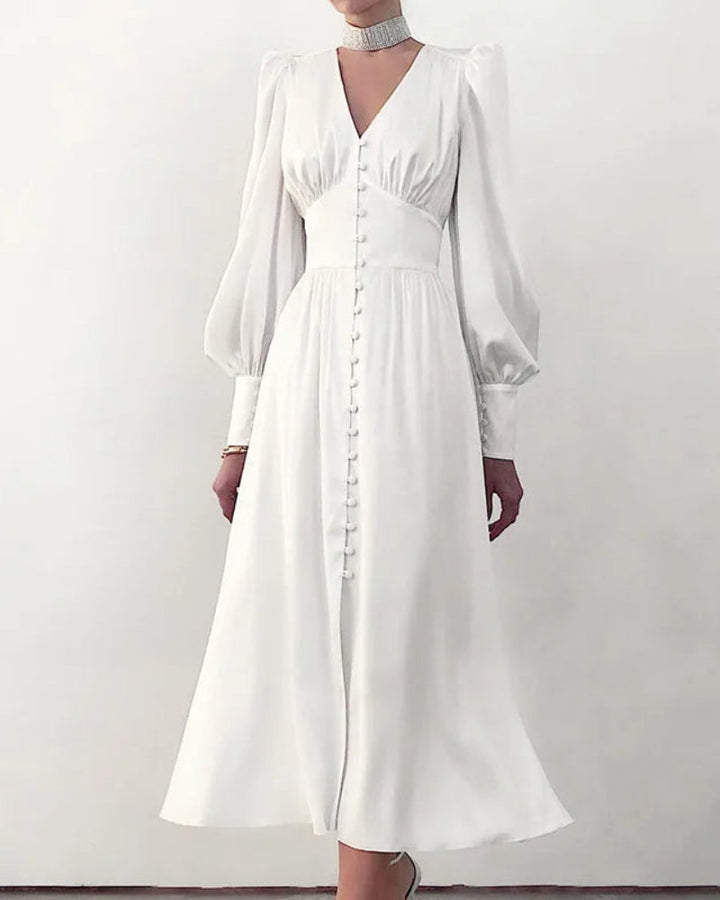 Elegant Satin V-Neck Maxi Dress for Women Timeless Elegance with a Modern Touch