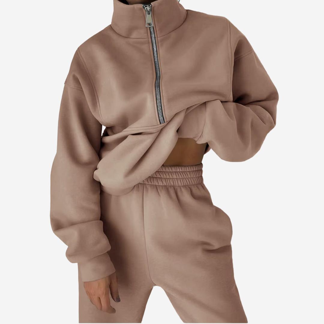 Two-Piece Tracksuit Comfort and Style Perfectly Matched