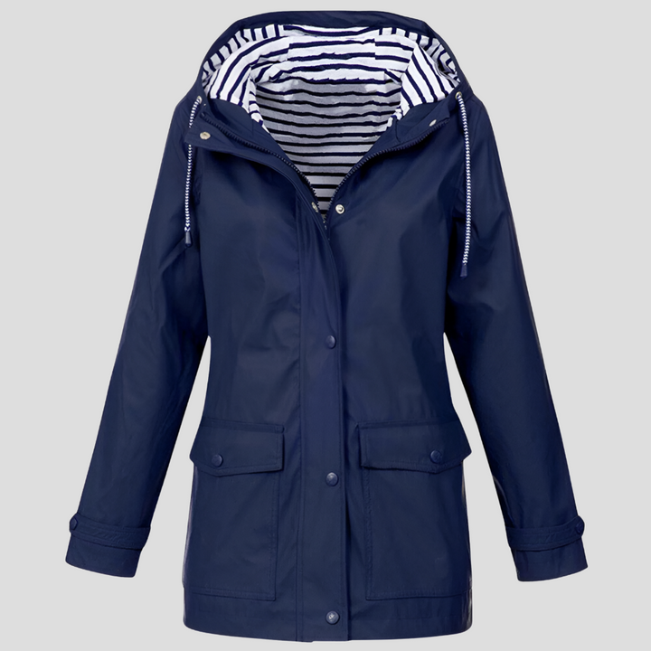 Women’s Water-resistant and Wind-resistant Hooded Jacket