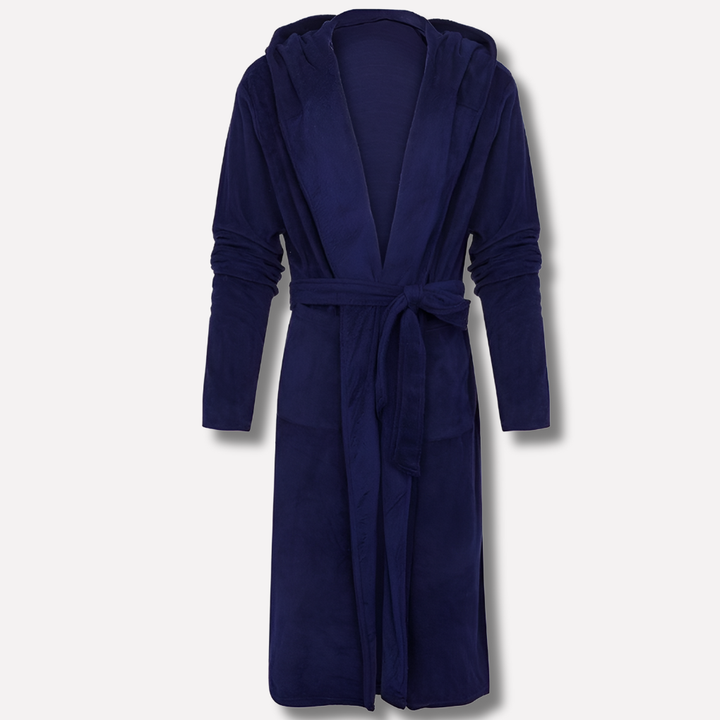 Comfortable Men's Fleece Bathrobe
