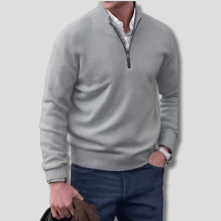 Men’s Half-Zip Sweater – Stylish Layering Choice
