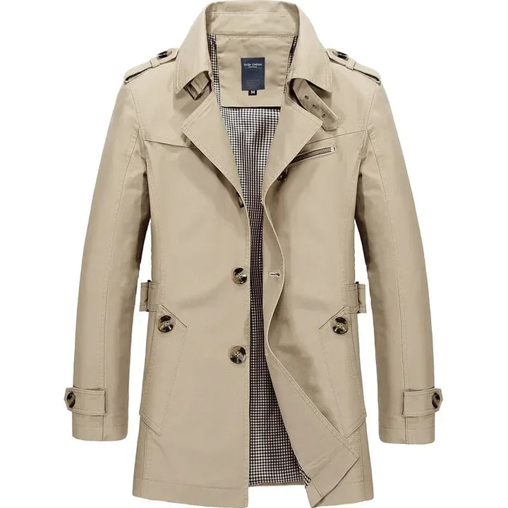 Classic Business Windbreaker for Men