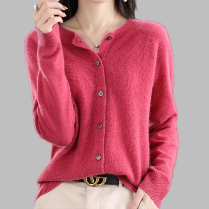 Women’s O-Neck Cardigan