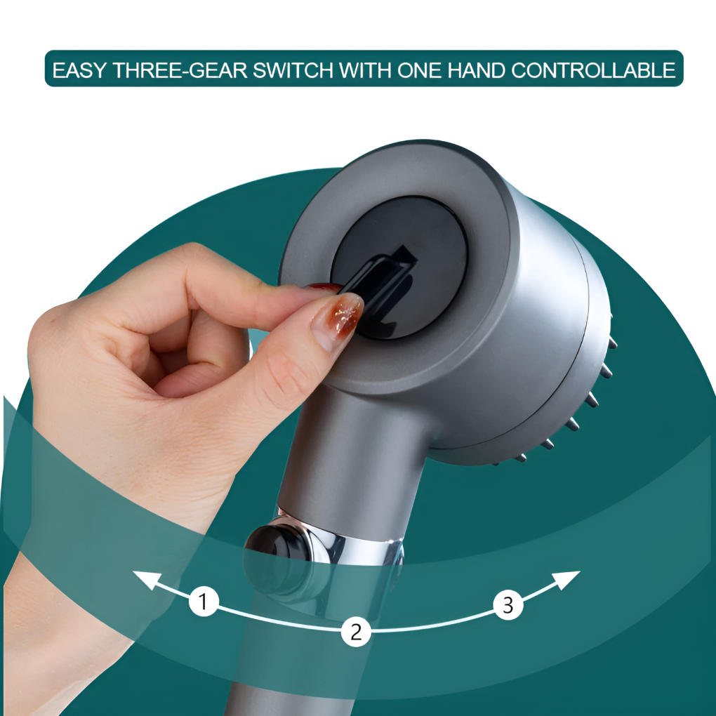AquaTune – Spa-Quality Water-Saving Shower Head