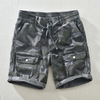 Trendy Camo Cargo Shorts – Men’s