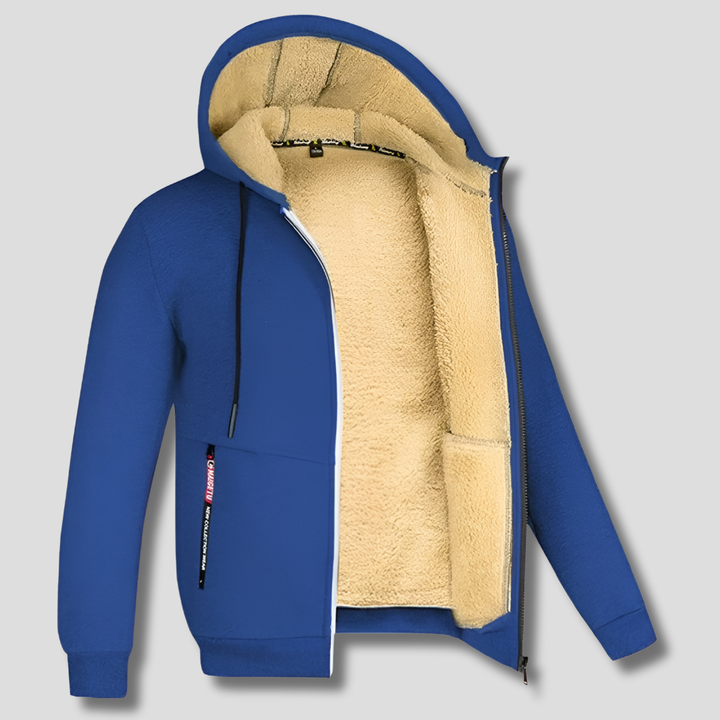 Men’s Fleece Pullover with Fur Lining
