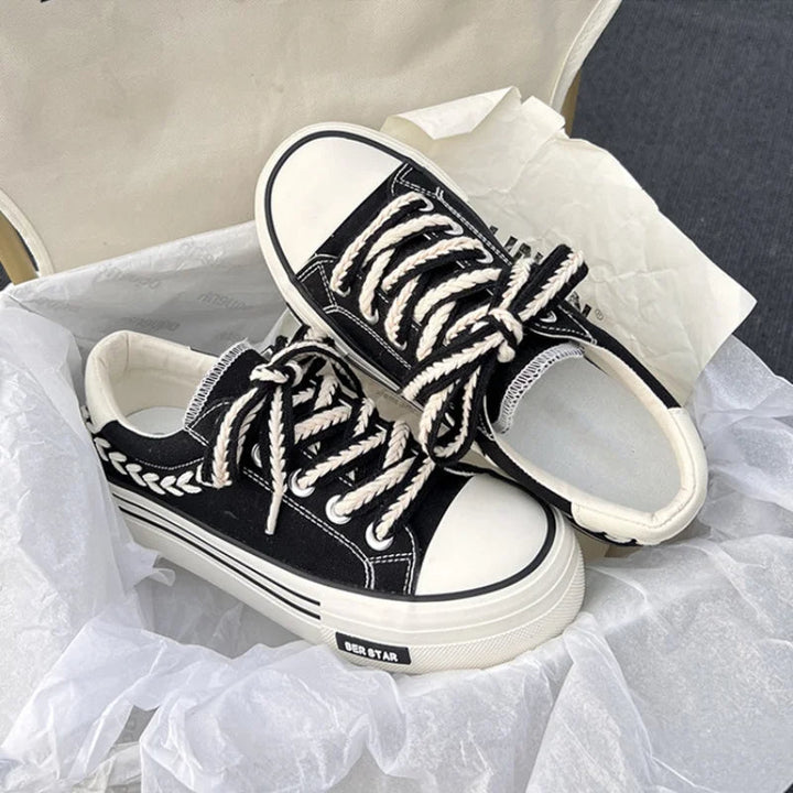 Platform Canvas Sneakers