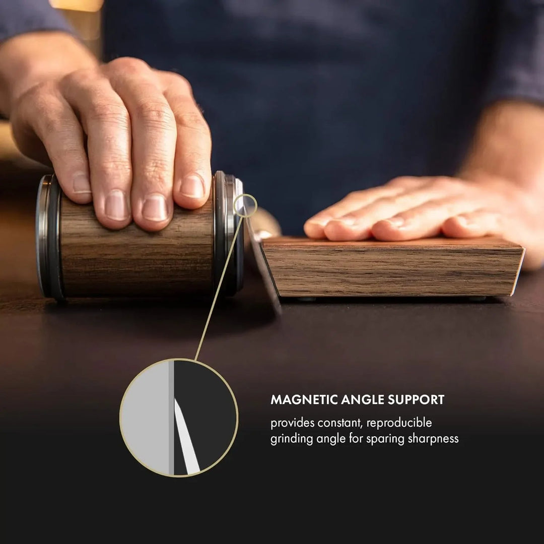 Rolling Knife Sharpener Magnetic Stone Set