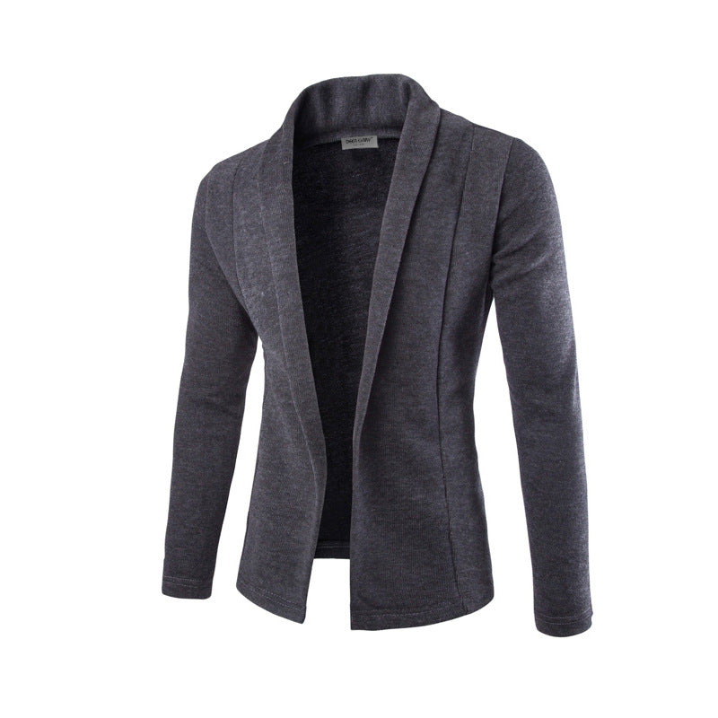 Ladies elegant cardigan with modern cut and large lapels Lune London