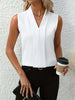 Chic und Stil | White Sleeveless Tank Top