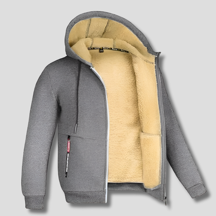 Men’s Fleece Pullover with Fur Lining