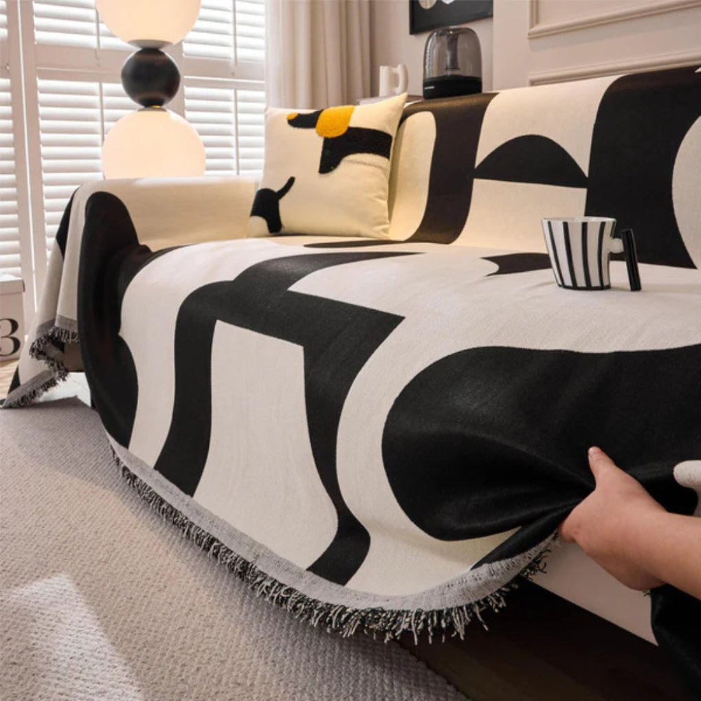 Modern Geometric  Sofa Cover