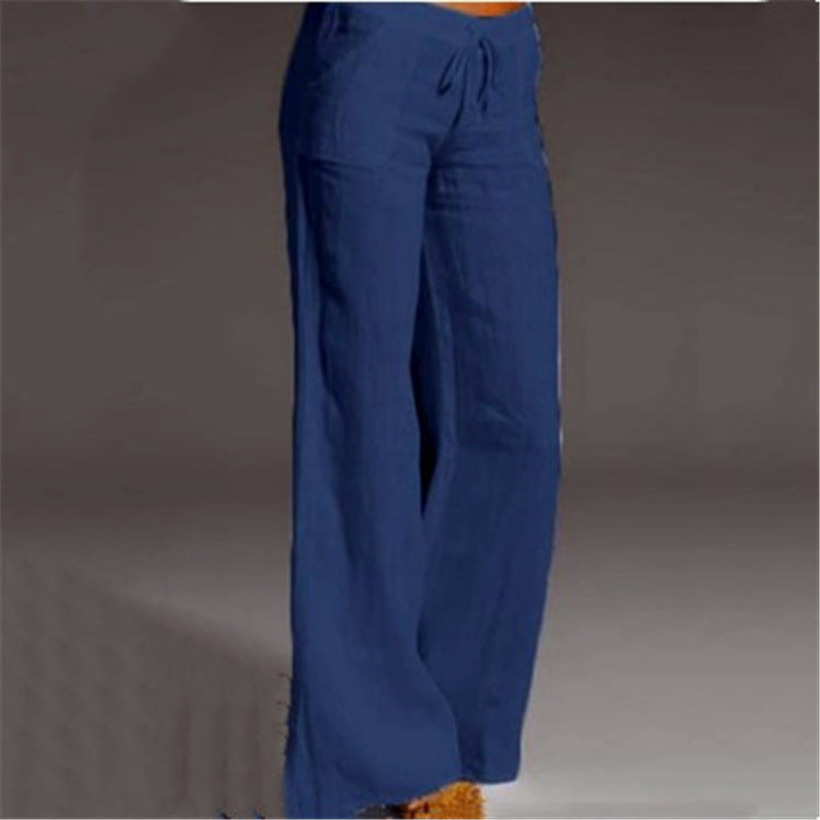 Women's Linen comfortable Loose Summer Trousers Effortless Cool for Warm-Weather Days