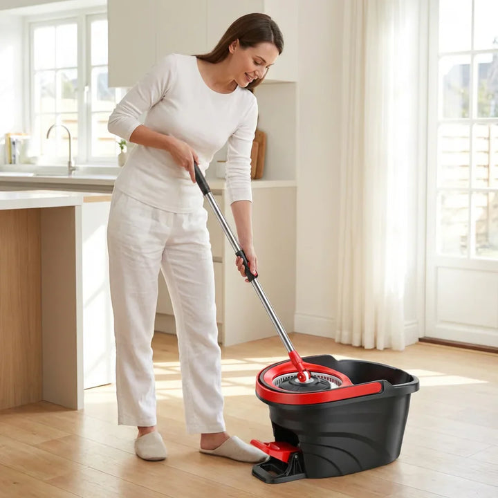 Spin Mop and Bucket Cleaning System
