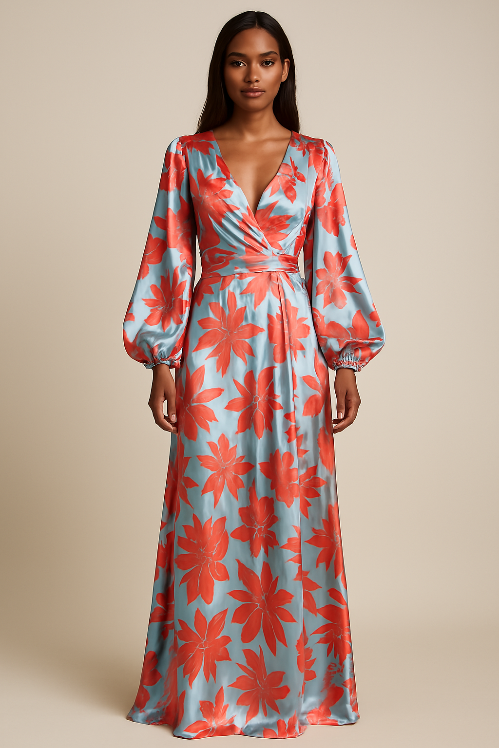 Fashionable European-Style Dress