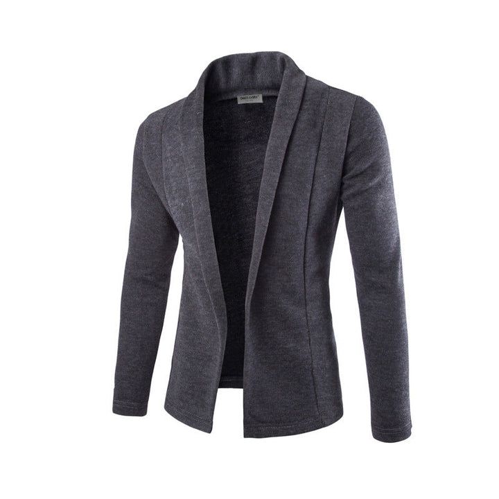 Ladies elegant cardigan with modern cut and large lapels Lune London