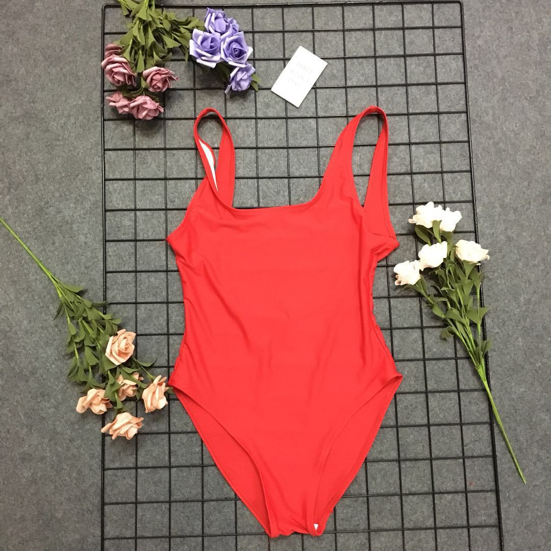 Classic one-piece swimsuit with high back Lune London for women