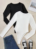 3-Pack comfortable Long Sleeve Bodysuits for Women