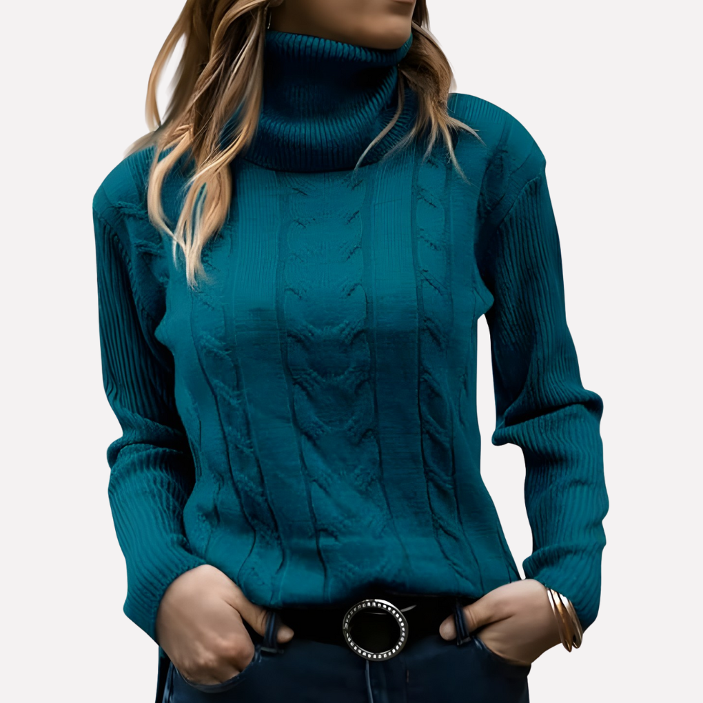 Women’s Turtleneck Pullover – Relaxed Everyday Style