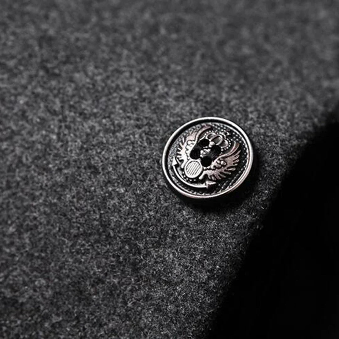 Alexander – Long Formal Men’s Coat with Timeless Elegance
