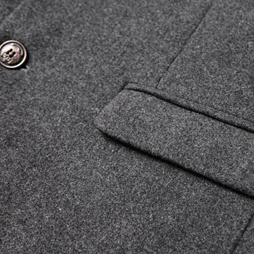 Alexander – Long Formal Men’s Coat with Timeless Elegance