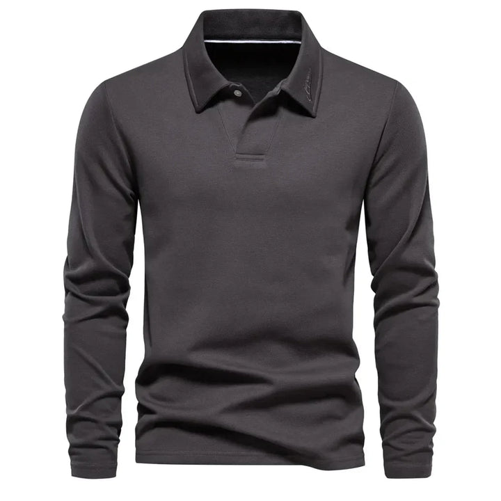 Alonso Men's Casual Polo Sweater – Timeless Comfort for Everyday Wear