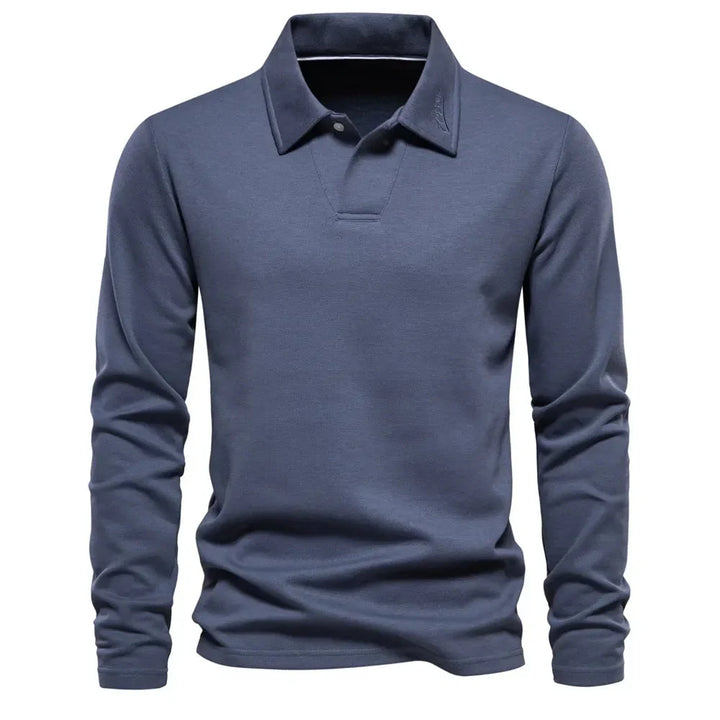 Alonso Men's Casual Polo Sweater – Timeless Comfort for Everyday Wear